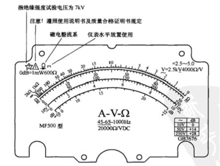 指針式萬(wàn)用表